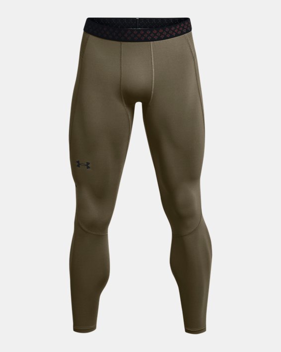 Men's UA RUSH™ HeatGear® 2.0 Leggings, Green, pdpMainDesktop image number 4